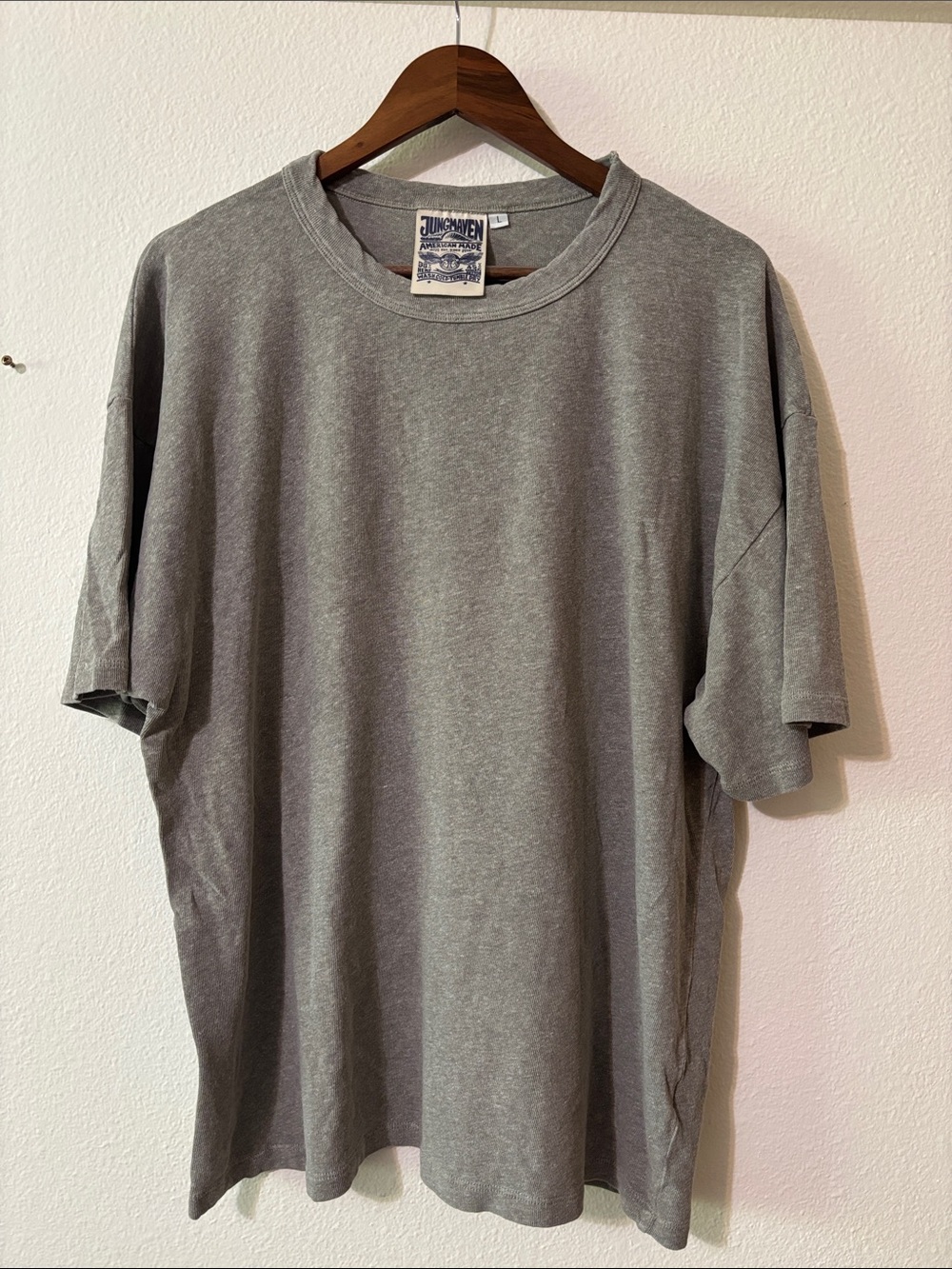 Jungmaven hemp cotton blend Heather Gray Vernon